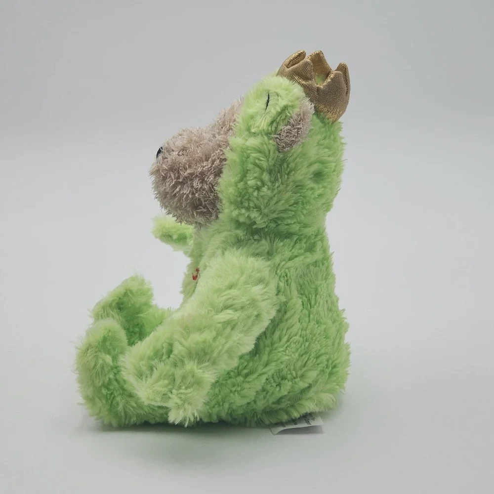 Starbucks 29th Edition Bearista Bear Plush In Kiss Me Green Frog Prince 10